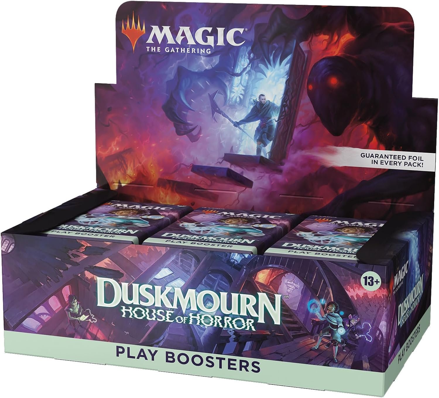 71NUUAjzbpL._AC_SL1500 Magic: The Gathering - Duskmourn: House of Horror Play Booster (36 Count)
