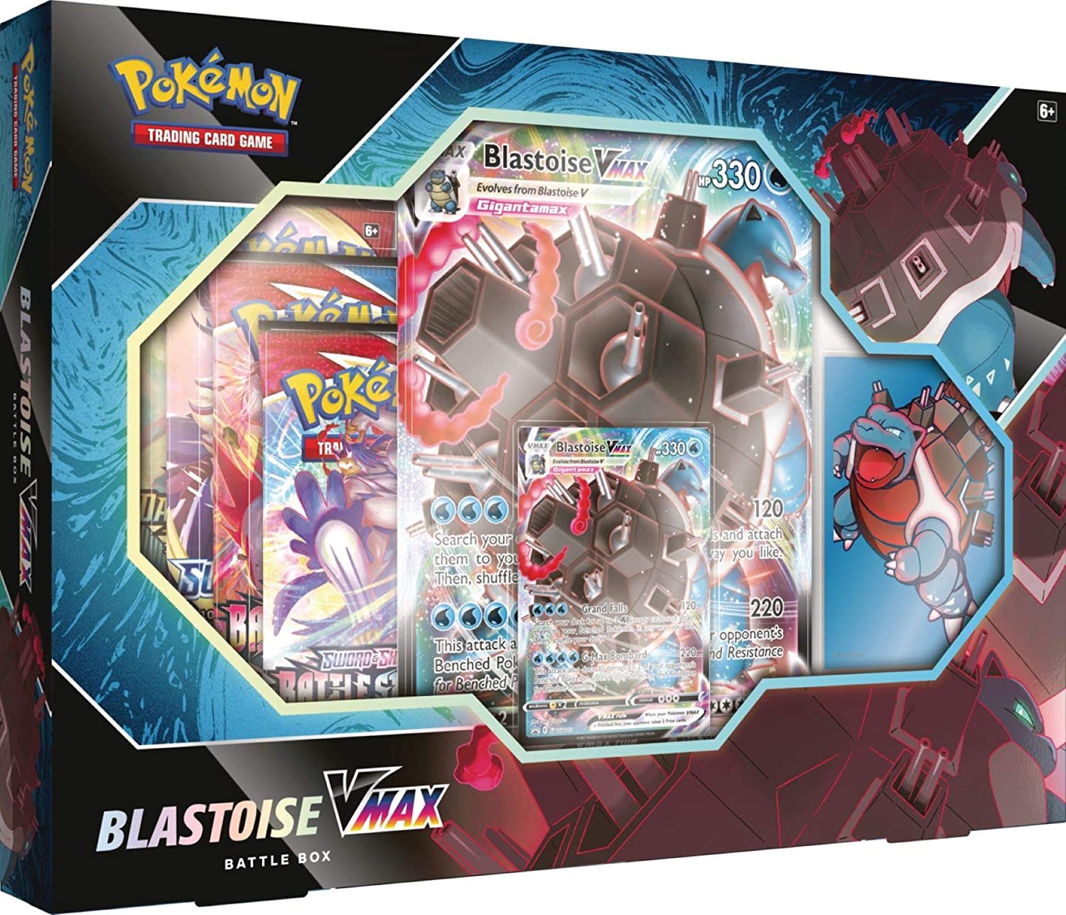 817mC-BCVgL._AC_SL1500 Pokémon TCG: Blastoise VMAX Battle Box