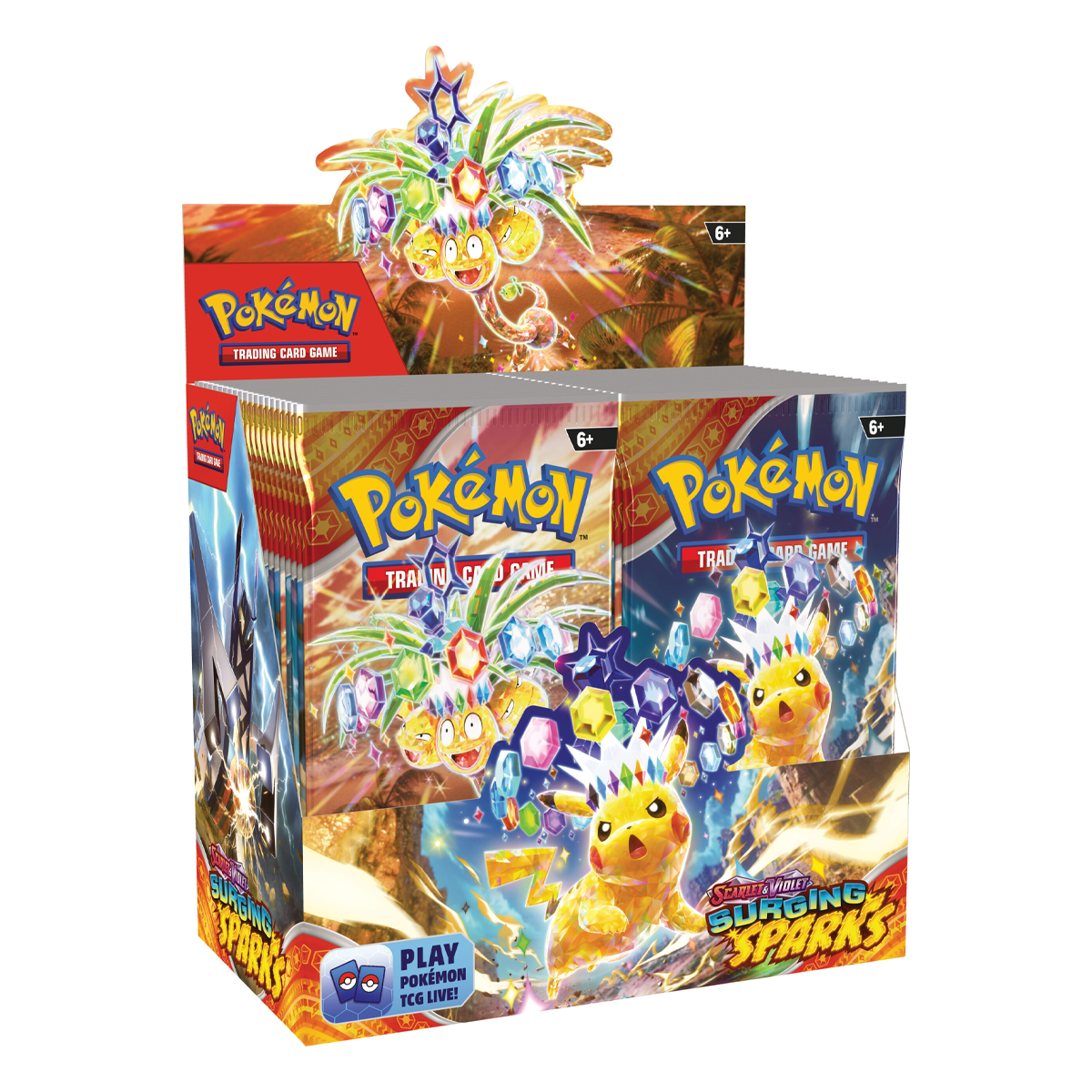 SurgingSparksBoosterDisplay_jpg Pokémon TCG: Surging Sparks Booster Display