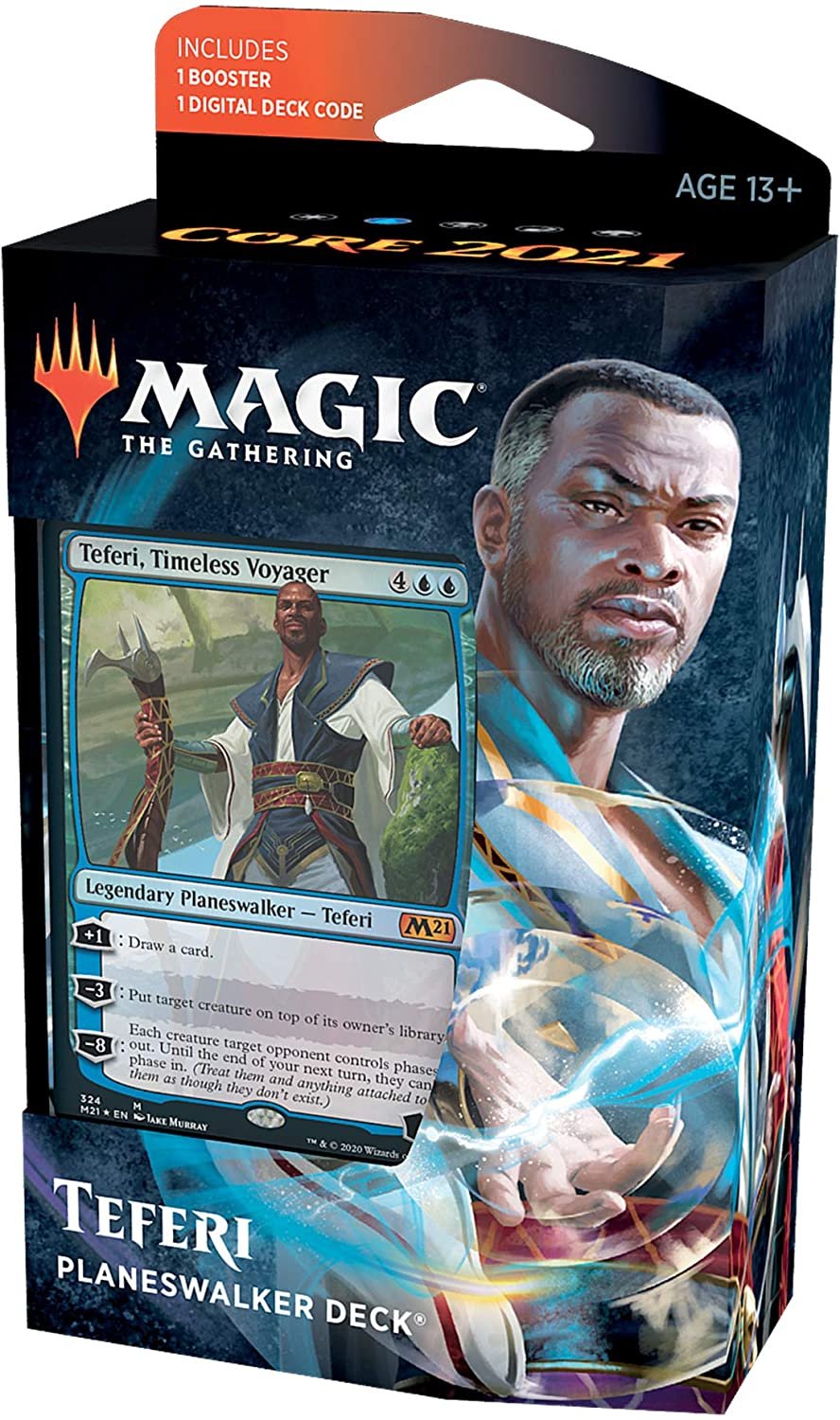 ac0319b5-d565-5383-982d-00757c93d51a Magic the Gathering: Core 2021 Planeswalker Deck: Teferi